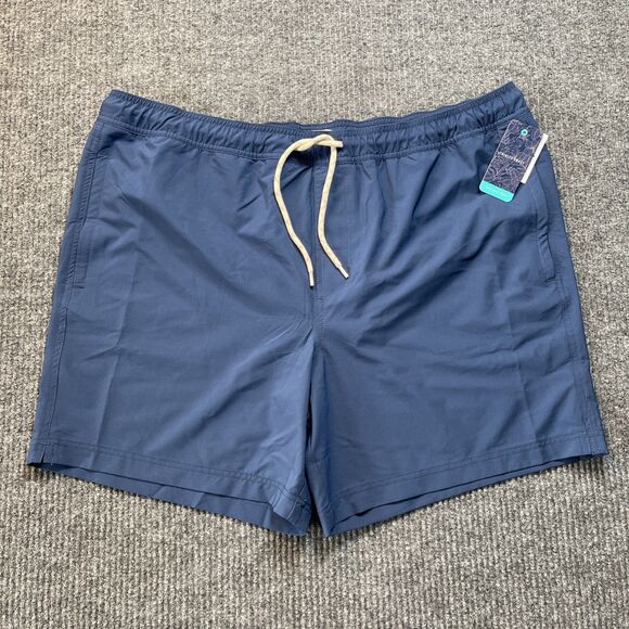 Trinity Coast Swim Trunks Mens Size XXL Blue Swim Shorts Pockets Mesh Briefs NEW - Picture 2 of 13
